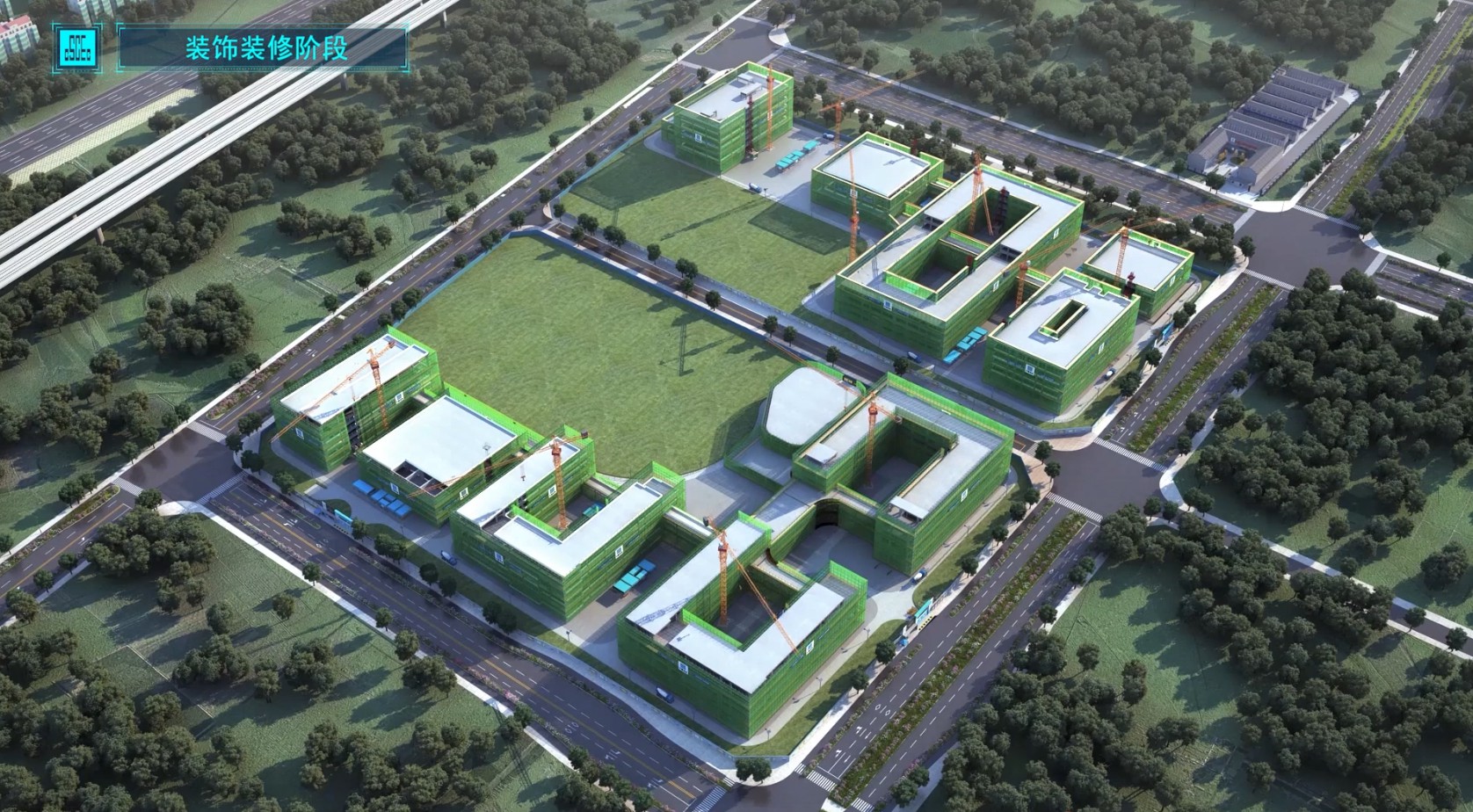 学校建设项目BIM动画(图5)